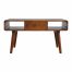 1 Drawer Curved Coffee Table