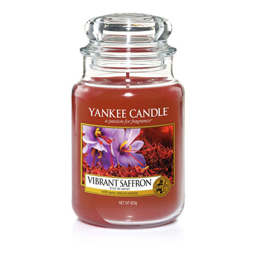 Vibrant Saffron Large Jar Candle