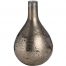 Antique Silver Mercury Bulbous Glass Vase