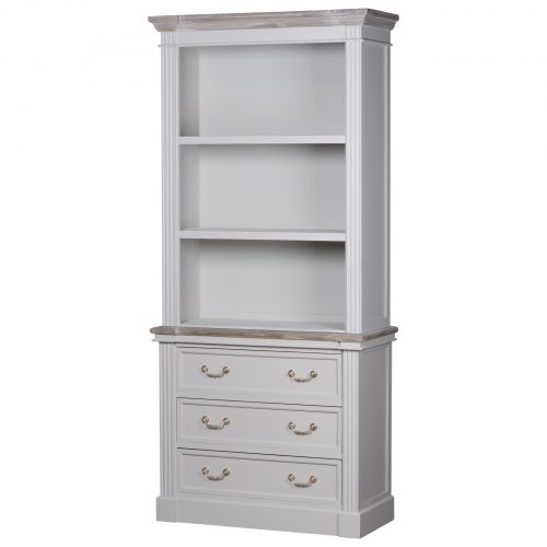 The Liberty Collection Three Drawer Large Bookcase