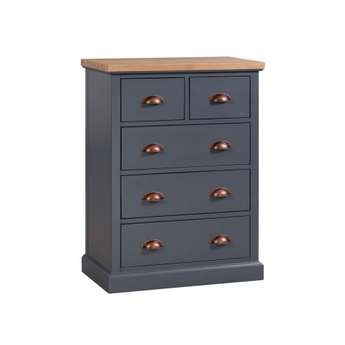 The Richmond Oak Collection Two Over Three Drawer Chest