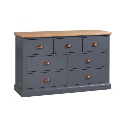 The Richmond Oak Collection Three Over Four Drawer Chest
