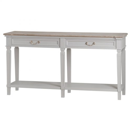 The Liberty Collection Two Drawer Hall Table With Shelf