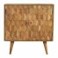 2 Door Cabinet with Pineapple Carved Fronts