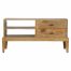2 Drawer Solid Wood Bedside with T-Bar Knobs
