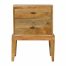 2 Drawer Solid Wood Bedside with T-Bar Knobs