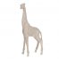 Etched Giraffe White 50cm