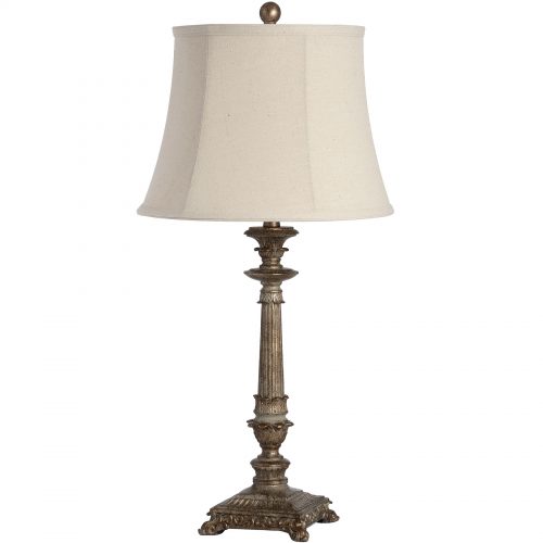 Antique Slimline Bronzed, Architectural Table Lamp