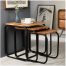 Aspen IronWooden - Pipe Set of 3 Stools
