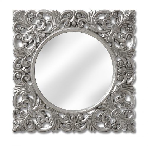 Baroque Silver Wall Mirror