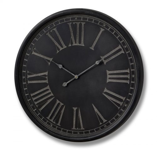 Charcoal Grey Wall Clock