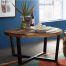 Coastal Reclaimed Wood Round Coffee Table