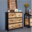 Cosmo Industrial 6 Drawer Chest