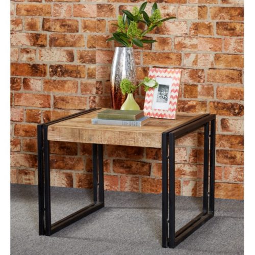 Cosmo Industrial Medium Coffee Table wood and Metal