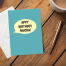 Appy Birthday mucka Greeting Card