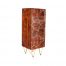 Dark Gold Tall Chest of Drawers