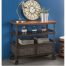 Evoke Iron / Wooden Jali Console Table
