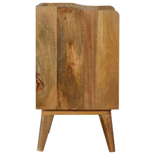 IN187 Nordic Style Bedside with 3 Drawer Painted Fronts