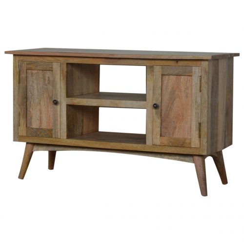 IN041 Solid wood TV Stand for TVs up to 41 inch 2 drawers
