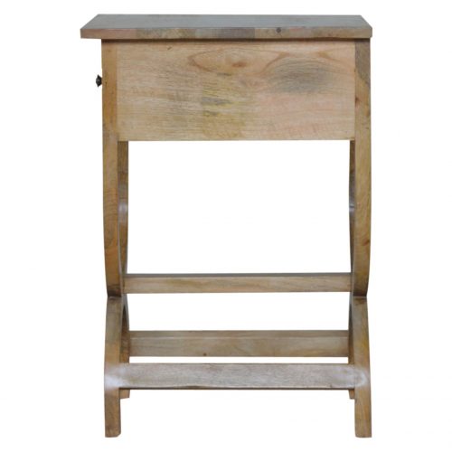IN067 Solid Wood 1 Drawer Bedside Table
