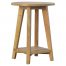 IN133 Sturdy Round Top Stool with Shelf