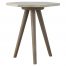 IN147 Solid Wood 6 Corner End Table
