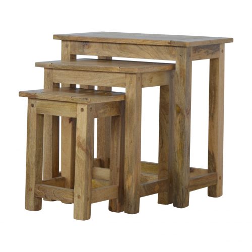 IN150 Solid Wood Stool Set of 3