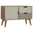 IN185 Nordic Style Media Unit with Painted Drawer Fronts