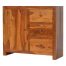 IN198 Sheesham Wood 3 Drawer 1 Door Cabinet