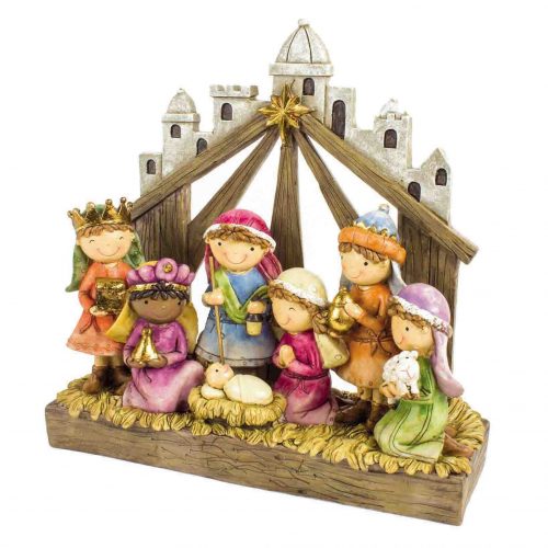 Resin Nativity Scene Dec