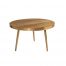 Light Gold Round Coffee Table