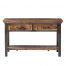 Metropolis Industrial 2 Drawer Console Table