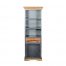 Metropolis Industrial Narrow Bookcase