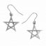 St Justin Small Pentagram Earrings