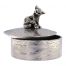 St Justin Grooming Cat Trinket Box