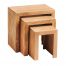 Toko Light Mango Nest of 3 Tables