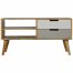 in190 Nordic Style Media Unit with 2 Drawers