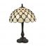 Cream Jewelled Tiffany Lamp (Medium)