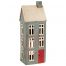 Village Pottery Tall Dark Grey House Tealight