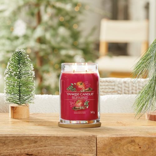 Red Apple Wreath Signature Large Jar - Image 2