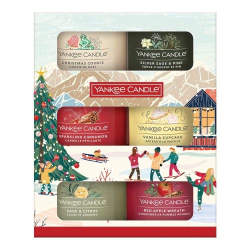 6 Mini Filled Votive Gift Set - Image 4